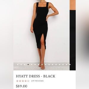 Petal & Pup Black Hyatt Dress